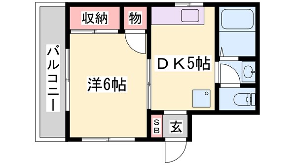 社町駅 徒歩37分 2階の物件間取画像